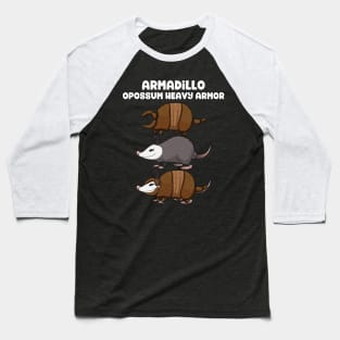 Possumadillo: The Ultimate Armor Fusion Baseball T-Shirt